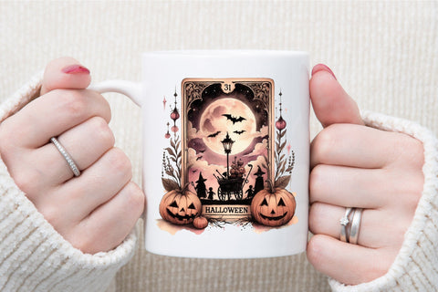Funny Halloween Tarot Cards Sublimation Sublimation designartist 