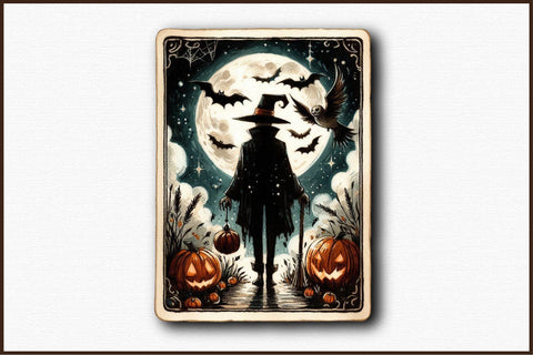 Funny Halloween Tarot Cards Sublimation Sublimation designartist 