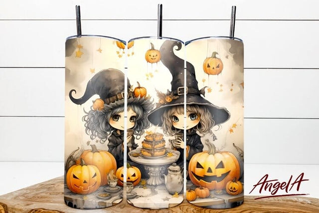 Funny halloween witch tumbler sublimation / pumpkin png Sublimation Angelina Semenova 