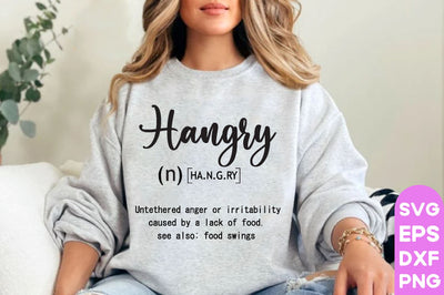 Funny Hangry Definition SVG, Funny Hangry, Funny Hangry Svg, Funny Hangry Quotes, Svg Design, SVG Bundle, Quotes Design, Motivational SVG Design,Inspirational Svg,Positive Quotes Svg, Funny Definition Svg SVG farhad farhad 