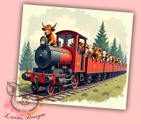 Funny Highland Cow 20 oz Skinny Tumbler Sublimation Design, Straight & Tapered Tumbler Png, Sarcastic Tumbler Png, Digital Download PNG Sublimation Lara' s Designs 