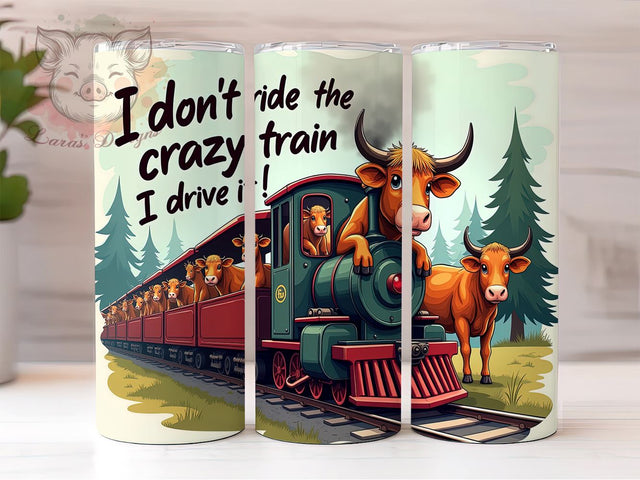 Funny Highland Cow 20 oz Skinny Tumbler Sublimation Design, Straight & Tapered Tumbler Png, Sarcastic Tumbler Png, Digital Download PNG Sublimation Lara' s Designs 