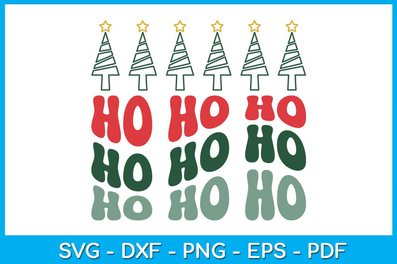Funny Ho Ho Ho Christmas SVG PNG EPS Cut File SVG Creativedesigntee 