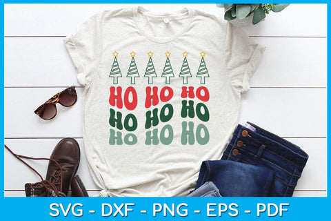 Funny Ho Ho Ho Christmas SVG PNG EPS Cut File SVG Creativedesigntee 