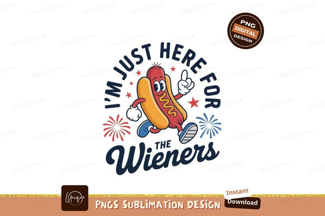 Funny hot dog character with text hotdog wiener Sublimation Designangry 