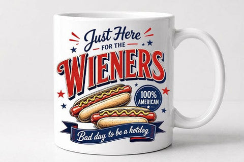 Funny Hot Dog PNG Patriotic BBQ Sublimation Digital Download SVG BillahCrafts 
