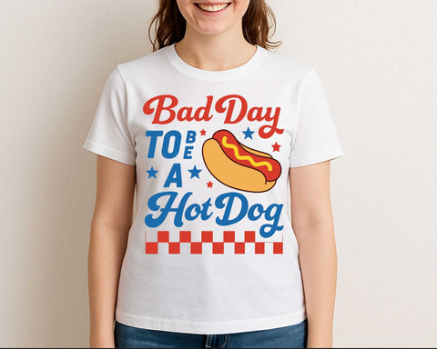 Funny Hot Dog SVG 4th of July BBQ Grill Humor Cut File SVG BillahCrafts 