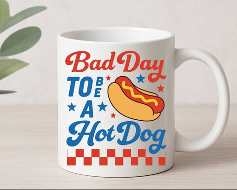 Funny Hot Dog SVG 4th of July BBQ Grill Humor Cut File SVG BillahCrafts 