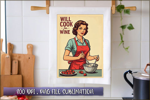 Funny House Wife Kitchen Towel Bundle Sublimation Shetara Begum 