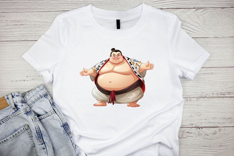 Funny Japanese Sumo Wrestler Sublimation Bundle Sublimation Designangry 