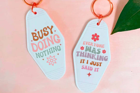 Funny Keychain Quotes SVG Bundle, Sassy Keychain Designs, Funny Sayings SVG, Cricut Keychain SVG, Sublimation Designs, 20 Designs SVG FiveStarCrafting 