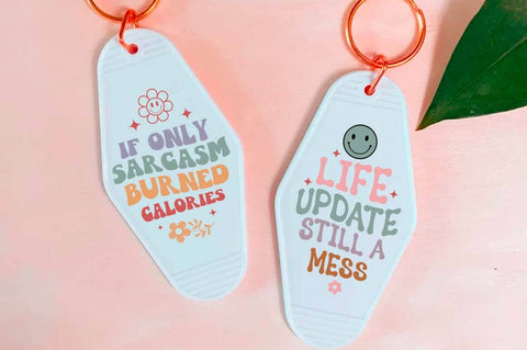 Funny Keychain Quotes SVG Bundle, Sassy Keychain Designs, Funny Sayings SVG, Cricut Keychain SVG, Sublimation Designs, 20 Designs SVG FiveStarCrafting 
