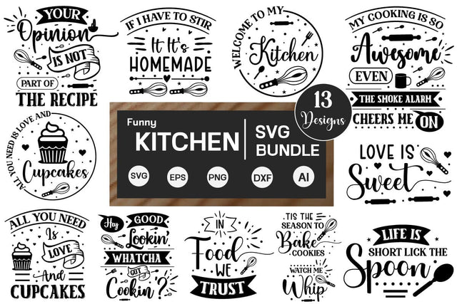 Funny Kitchen SVG Bundle, Valentine Kitchen SVG Bundle, SVGs,Quotes and Sayings,Food & Drink,On Sale, Print & Cut SVG DesignPlante 503 
