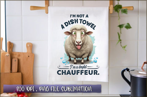 Funny Kitchen Towel PNG Bundle Sublimation Shetara Begum 