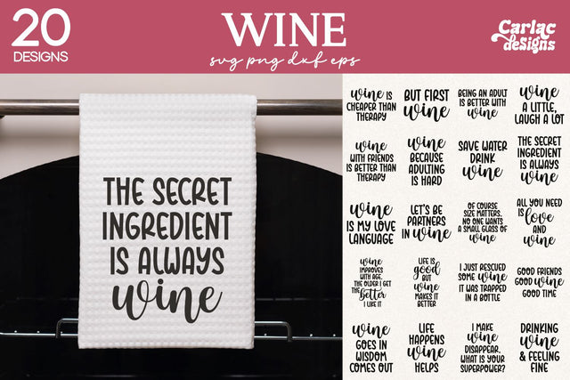 Funny Kitchen Towel SVG Bundle SVG Carla C Designs 