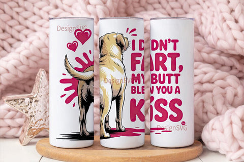 Funny Labrador Tumbler Wrap PNG Sublimation DesignSVG 