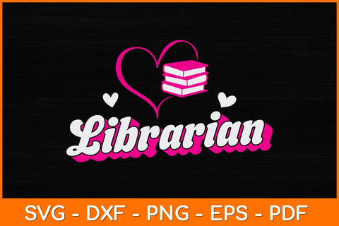 Funny Librarian Book Lover Svg File SVG artprintfile 