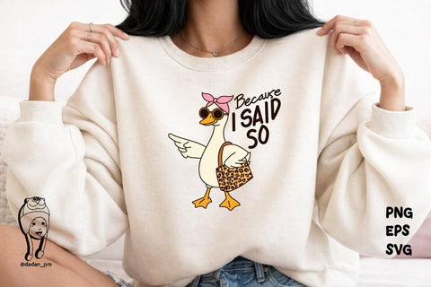 Funny Mama Goose Mom Sassy Mother's Day eps svg png SVG dadan_pm 
