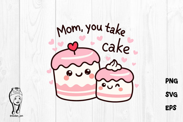 Funny Mama Mother's Day Mom Pun Cake SVG dadan_pm 