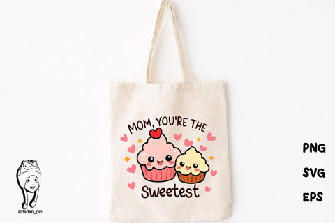 Funny Mama Mother's Day Mom Pun Cupcake SVG dadan_pm 