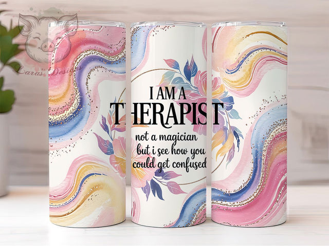 Funny Mental Health Therapist Tumbler Wrap, Mental Health Tumbler Design, Counseling Tumbler Wrap, Therapist Gift Idea, Humor Sublimation Tumbler, Not A Magician Tumbler Sublimation Lara' s Designs 