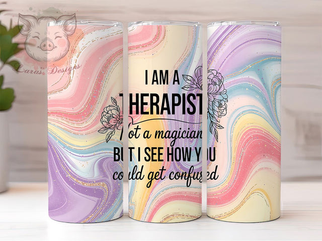 Funny Mental Health Therapist Tumbler Wrap, Mental Health Tumbler Design, Counseling Tumbler Wrap, Therapist Gift Idea, Humor Sublimation Tumbler, Not A Magician Tumbler Sublimation Lara' s Designs 