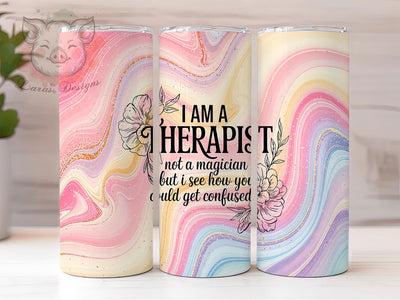 Funny Mental Health Therapist Tumbler Wrap, Mental Health Tumbler Design, Counseling Tumbler Wrap, Therapist Gift Idea, Humor Sublimation Tumbler, Not A Magician Tumbler Sublimation Lara' s Designs 