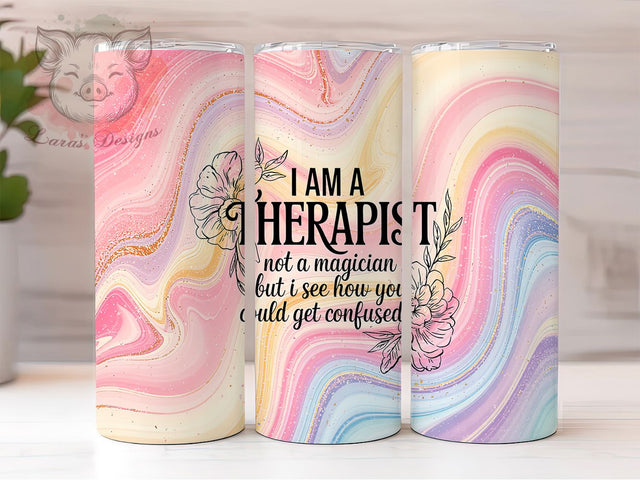 Funny Mental Health Therapist Tumbler Wrap, Mental Health Tumbler Design, Counseling Tumbler Wrap, Therapist Gift Idea, Humor Sublimation Tumbler, Not A Magician Tumbler Sublimation Lara' s Designs 