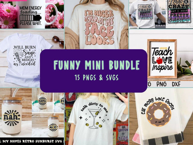Funny Mini Bundle Bundle So Fontsy Design Shop 
