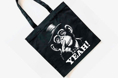 Funny Monkey Graphic with 'YEAH!' Svg SVG DesignDestine 