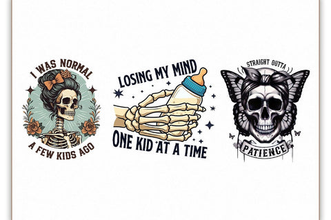 Funny Mother Skeleton Sublimation Bundle Sublimation Shetara Begum 