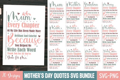 Funny Mother's Day Designs , Mother's day Quotes SVG Bundle, Best Seller,SVGs,Quotes and Sayings,Food & Drink,On Sale, Print & Cut SVG designmaster24 