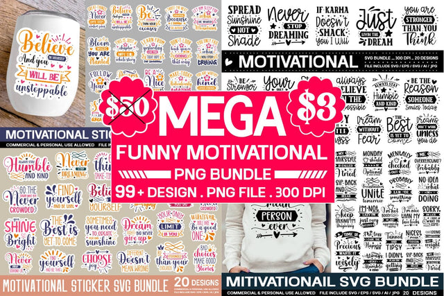 Funny Motivational bundle , sticker bundle, vintage svg bundle , free designs,SVGs,Quotes and Sayings,Food & Drink,On Sale, Print & Cut SVG designmaster24 