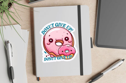 Funny Motivational Kawaii Stickers PNG BUNDLE Sublimation Regulrcrative 