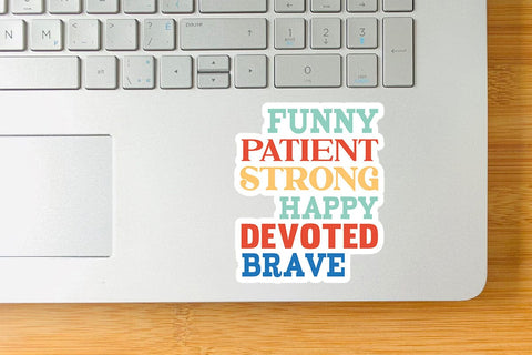 funny patient strong happy devoted brave SVG Angelina750 