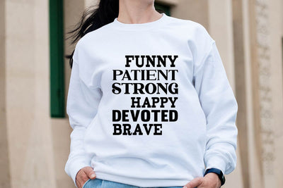 funny patient strong happy devoted brave SVG Angelina750 