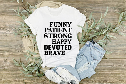 funny patient strong happy devoted brave SVG Angelina750 