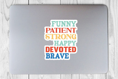 funny patient strong happy devoted brave SVG Angelina750 