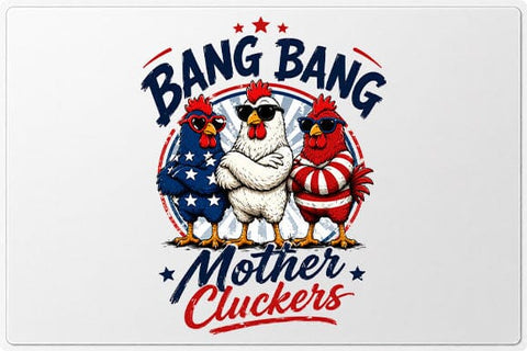 Funny Patriotic Chicken PNG Fourth of July Farm Animal Digital Download SVG BillahCrafts 