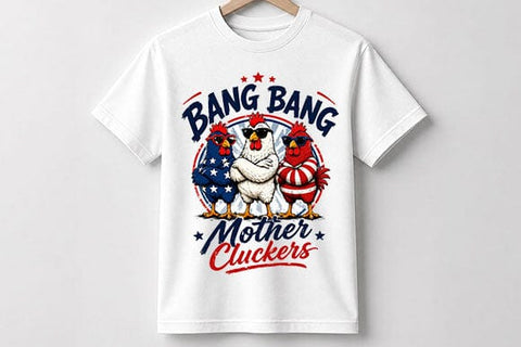 Funny Patriotic Chicken PNG Fourth of July Farm Animal Digital Download SVG BillahCrafts 