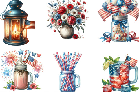 Funny Patriotic Clipart PNG Sublimation SVGista 