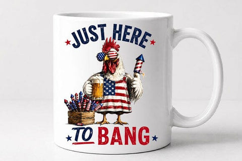 Funny Patriotic Rooster Fourth of July PNG Digital Download SVG BillahCrafts 