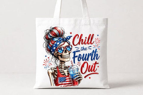Funny Patriotic Skeleton Fourth of July PNG Digital Download SVG BillahCrafts 