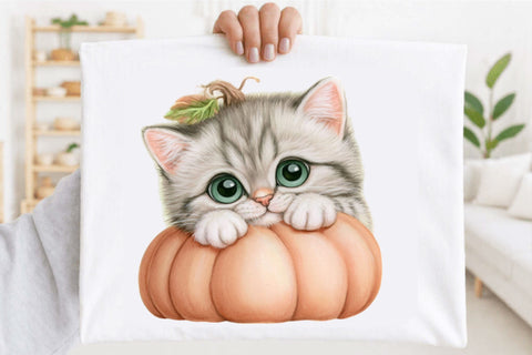 Funny Peeking Cat Clipart PNG Bundle Sublimation SVGArt 