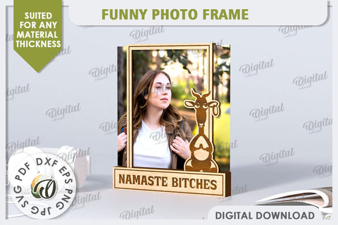 Funny Photo Frame Laser Cut. 3D Photo Frame SVG SVG Evgenyia Guschina 