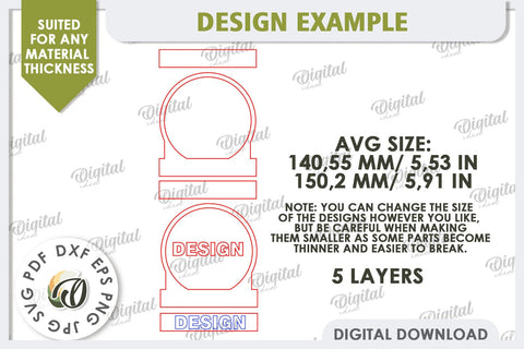 Funny Photo Frame Laser Cut. 3D Photo Frame SVG SVG Evgenyia Guschina 