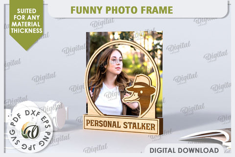 Funny Photo Frame Laser Cut. 3D Photo Frame SVG SVG Evgenyia Guschina 