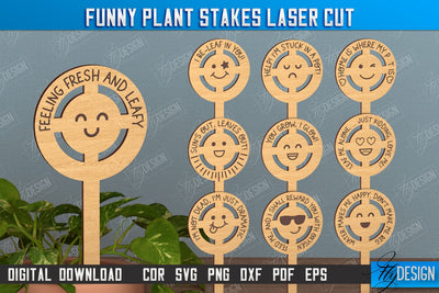 Funny Plant Stakes | Garden Decoration | Lawn Stake | Garden Stakes | CNC File SVG Fly Design 