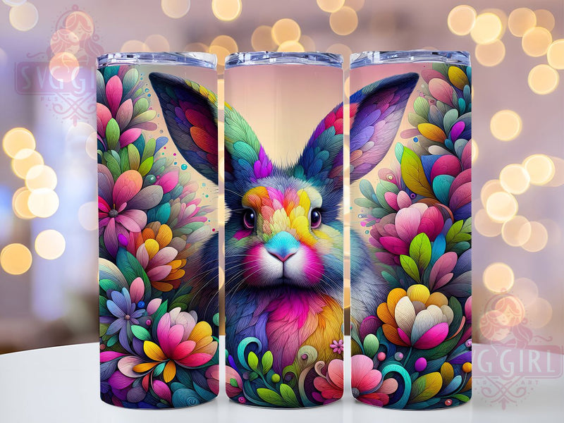 Funny Playful Easter Bunny Tumbler, Easter Eggs Tumbler, Cute Bunny Wrap, Playful Bunny Wrap, Festive Easter Wrap, Sublimation Design, Trendy Gift Idea Sublimation SvggirlplusArt 