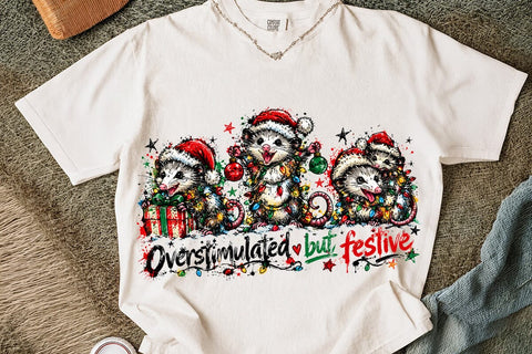 Funny Possum Christmas Sublimation PNG SVG DesignDestine 